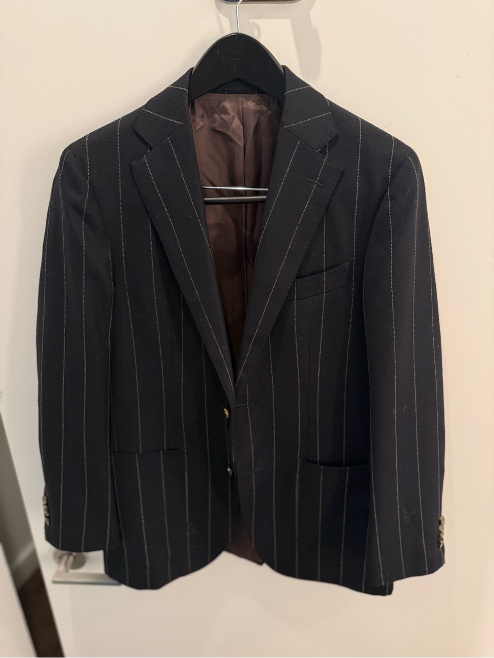 Suitsupply Black Pinstripe Sports Coat